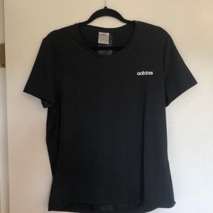 Adidas black Climalite workout top size L